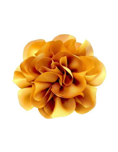 FLORES PEQUEÑAS MOSTAZAS DE TELA PARA EVENTOS