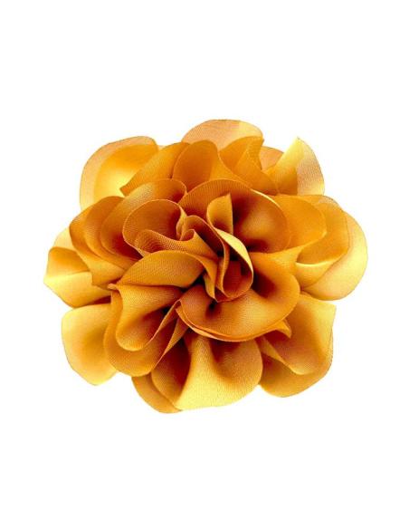 FLORES PEQUEÑAS MOSTAZAS DE TELA PARA EVENTOS