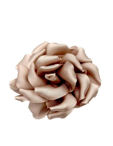 FLORES PEQUEÑAS ROSAS NUDE DE TELA PARA BODAS
