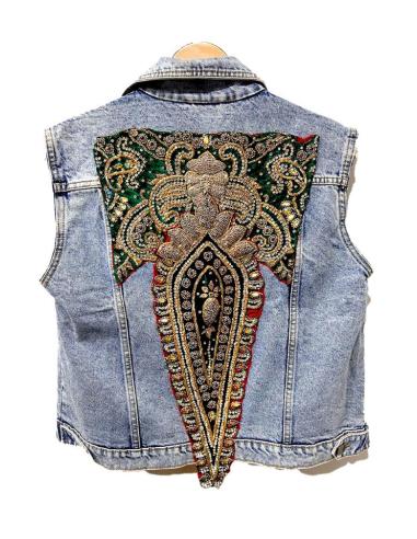 CHALECOS VAQUEROS DE MODA CON BORDADOS CHIC ESTETICA WESTERN
