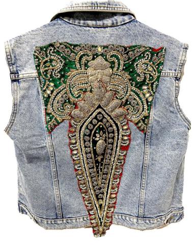 CHALECOS VAQUEROS DE MODA CON BORDADOS CHIC ESTETICA WESTERN