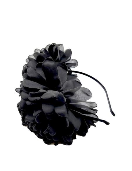 DIADEMAS PARA INVITADAS DE BODA CON FLORES NEGRAS | EL JARDIN DEL DESEO
