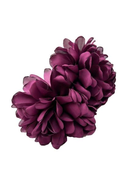 DIADEMAS DE INVITADA BODA CON FLORES MORADAS | EL JARDIN DEL DESEO