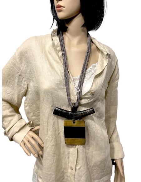 COLLARES TOPO EXOTICOS CON COLMILLO TRIBAL | EL JARDIN DEL DESEO