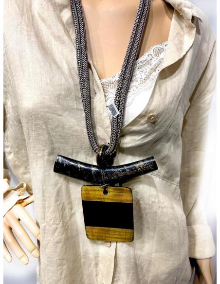 COLLARES TOPO EXOTICOS CON COLMILLO TRIBAL | EL JARDIN DEL DESEO