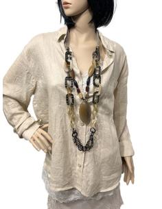 COLLARES MUJER TONOS TIERRA EXOTISMO AFRICANO | EL JARDIN DEL DESEO