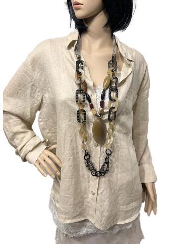 COLLARES MUJER TONOS TIERRA EXOTISMO AFRICANO | EL JARDIN DEL DESEO