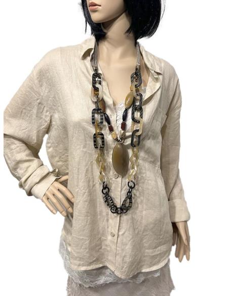 COLLARES MUJER TONOS TIERRA EXOTISMO AFRICANO | EL JARDIN DEL DESEO