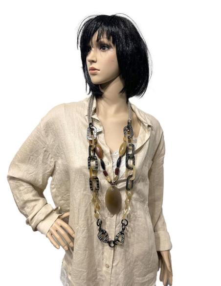 COLLARES MUJER TONOS TIERRA EXOTISMO AFRICANO | EL JARDIN DEL DESEO