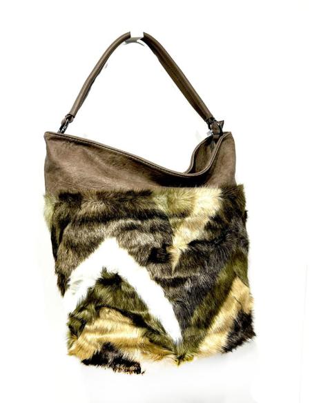 BOLSOS GRANDES DE PELO MUY ORIGINALES PARA LOOK DE DIARIO