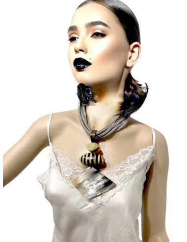 COLLARES TOPO CON COLGANTES ORIGINALES DE ASTA | EL JARDIN DEL DESEO