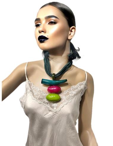 COLLARES ASTA VERDES BOTELLA DE VERANO E INVIERNO | EL JARDIN DEL DESEO