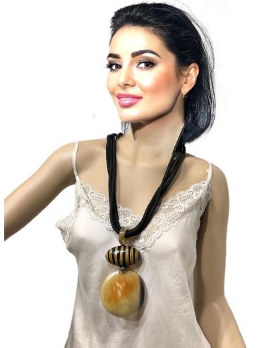 COLLARES AFRICANOS NEGROS LARGOS DE ASTA | EL JARDIN DEL DESEO