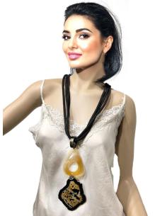 COLLARES TRIBALES NEGROS JOYAS ARTESANALES | EL JARDIN DEL DESEO