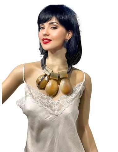 COLLARES TOPO CORTOS PARA MUJER CON LAGRIMAS ASTA | EL JARDIN DEL DESEO