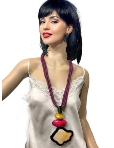 COLLARES DE ASTA BUGAMILIAS LARGOS | EL JARDIN DEL DESEO
