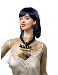 COLLARES NEGROS DE COLMILLOS DE ASTA | EL JARDIN DEL DESEO