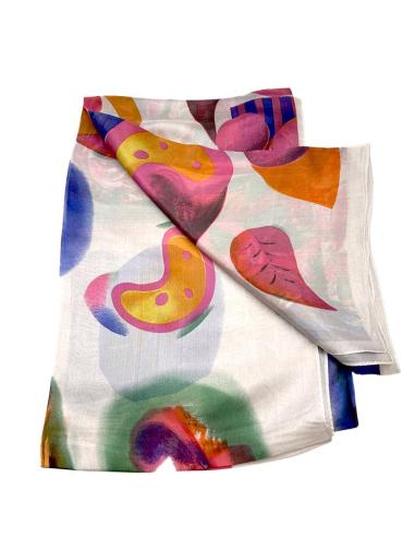 PAÑUELOS MUJER DE SEDA ELEGANTE ESTAMPADO | EL JARDIN DEL DESEO