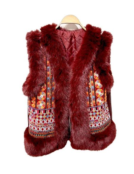CHALECOS GRANATES PARA MUJER ESTILO BOHO | EL JARDIN DEL DESEO