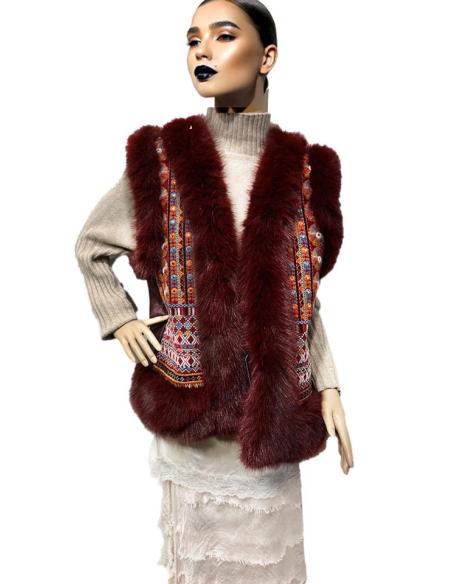 CHALECOS GRANATES PARA MUJER ESTILO BOHO | EL JARDIN DEL DESEO