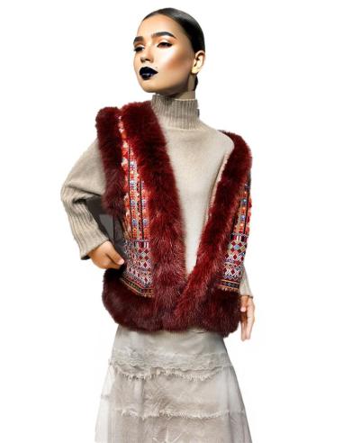 CHALECOS GRANATES PARA MUJER ESTILO BOHO | EL JARDIN DEL DESEO