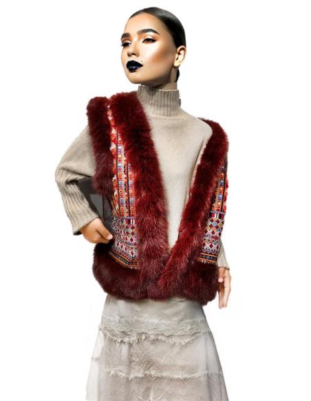 CHALECOS GRANATES PARA MUJER ESTILO BOHO | EL JARDIN DEL DESEO