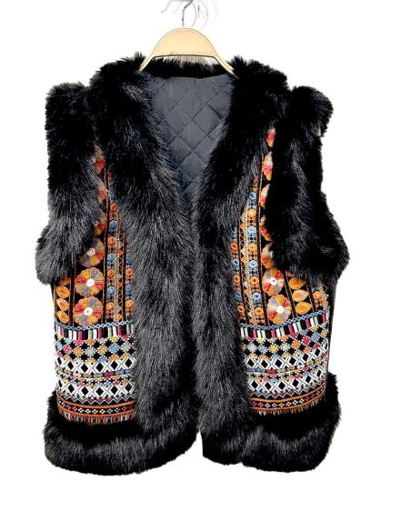 CHALECOS NEGROS PARA MUJER ESTILO BOHO | EL JARDIN DEL DESEO