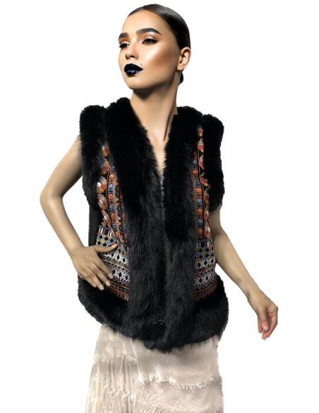 CHALECOS NEGROS PARA MUJER ESTILO BOHO | EL JARDIN DEL DESEO