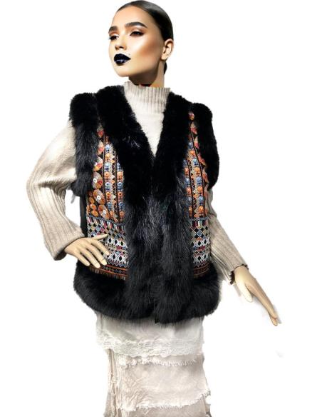 CHALECOS NEGROS PARA MUJER ESTILO BOHO | EL JARDIN DEL DESEO