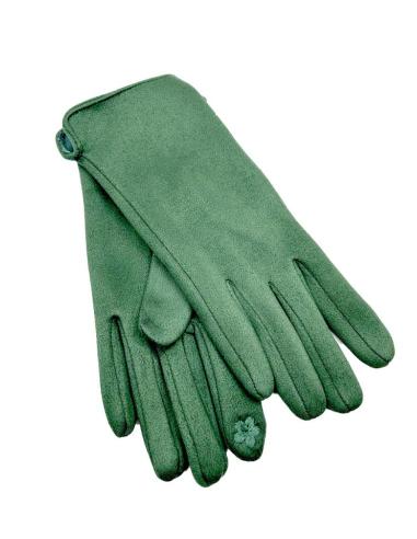GUANTES VERDES BOTELLA CORTOS PARA MUJER | EL JARDIN DEL DESEO