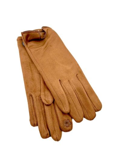 GUANTES MARRONES CORTOS PARA MUJER | EL JARDIN DEL DESEO