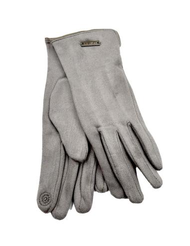 GUANTES GRISES CORTOS PARA MUJER | EL JARDIN DEL DESEO