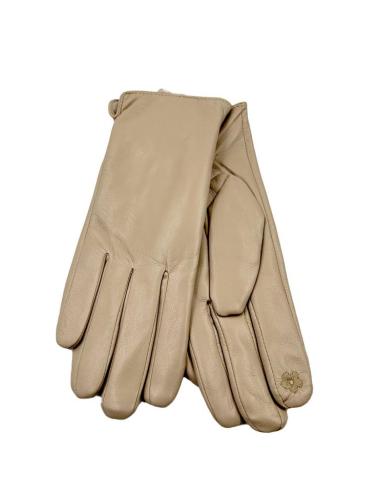 GUANTES BEIGE ARENA CORTOS DE POLIPIEL | EL JARDIN DEL DESEO