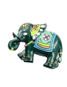 Imagen del producto BROCHES DE ELEFANTES VERDES BOTELLA | EL JARDIN DEL DESEO