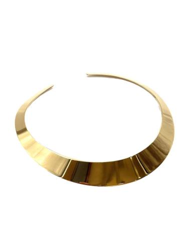 COLLARES DORADOS RIGIDOS DE MODA | EL JARDIN DEL DESEO