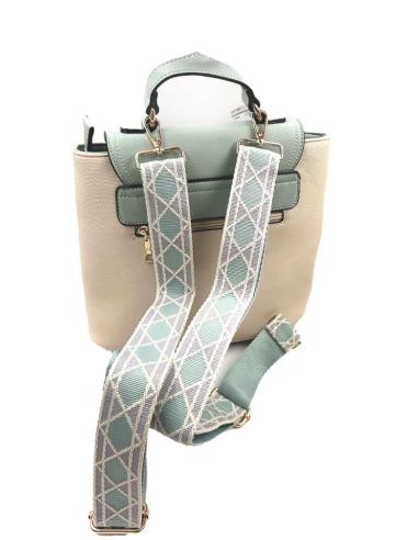 MOCHILAS ORIGINALES EN BIOLOR BEIGE Y VERDE AGUA | EL JARDIN DEL DESEO