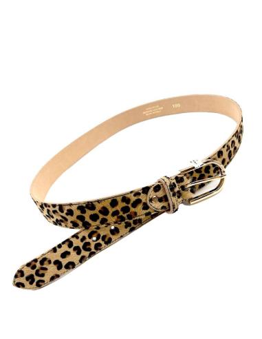 CINTURONES DE PIEL ANIMAL PRINT DIBUJO LEOPARDO