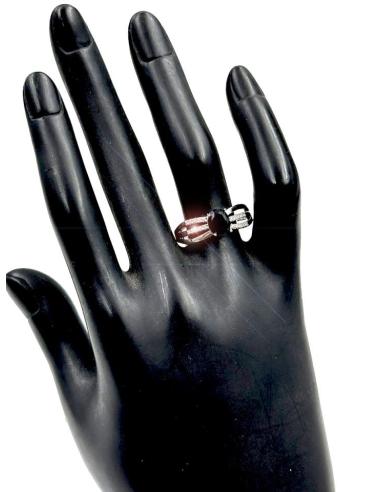 ANILLOS PLATEADOS Y NEGROS CON BRILLO ESPECTACULAR