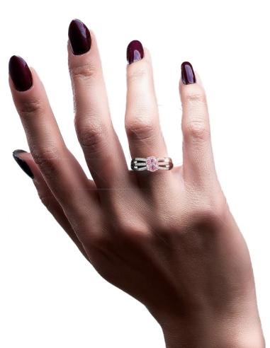 ANILLOS PLATEADOS Y ROSAS CON BRILLO ESPECTACULAR