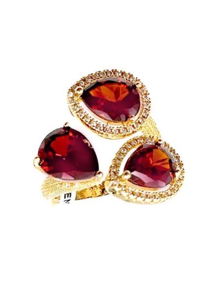 ANILLOS DORADOS Y MARRONES VENECIANO PARA BODAS