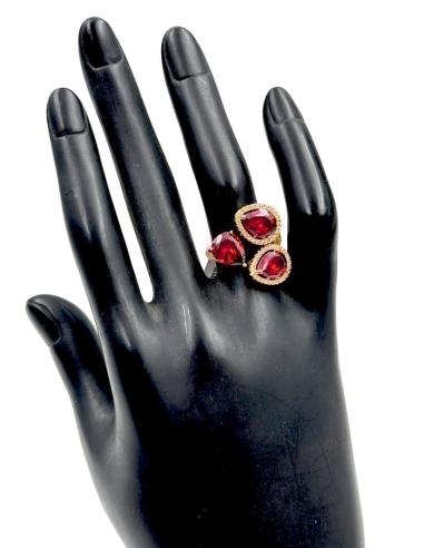 ANILLOS DORADOS Y MARRONES VENECIANO PARA BODAS