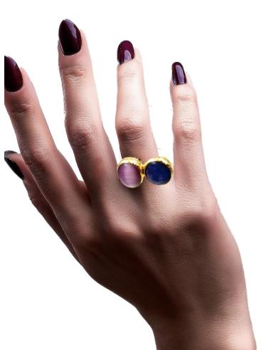 ANILLOS MUJER DE PIEDRAS MORADAS PARA BODAS | EL JARDIN DEL DESEO