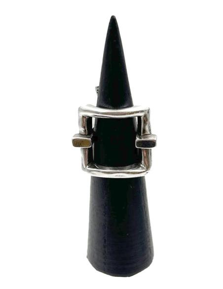 ANILLOS MUJER DE PLATA CUADRADOS DE MODA | EL JARDIN DEL DESEO
