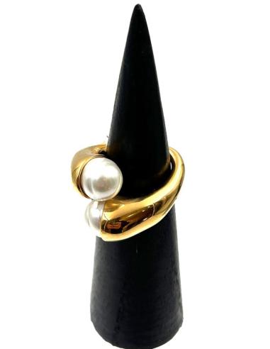 ANILLOS MUJER CON PERLAS Y BAÑO DE ORO PARA BODAS | EL JARDIN DEL DESEO