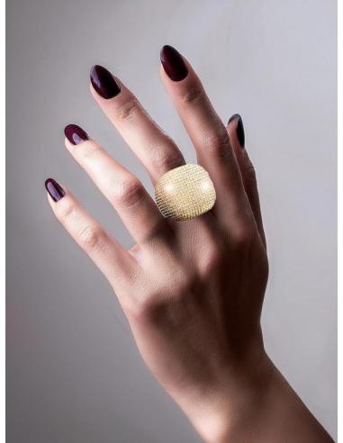 ANILLOS DORADOS GRANDES PARA BODAS CON CIRCONITAS
