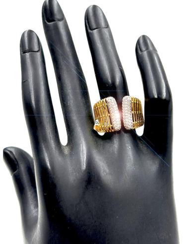 ANILLOS ELEGANTES DORADOS PARA BODAS Y EVENTOS