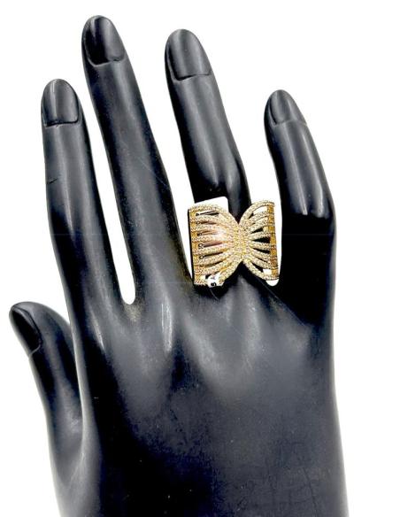 ANILLOS BODA DORADOS DISEÑOS ANCHOS CON CIRCONITAS