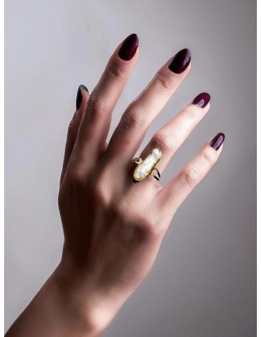 ANILLOS MUJER DE PERLAS BARROCAS MUY ORIGINALES