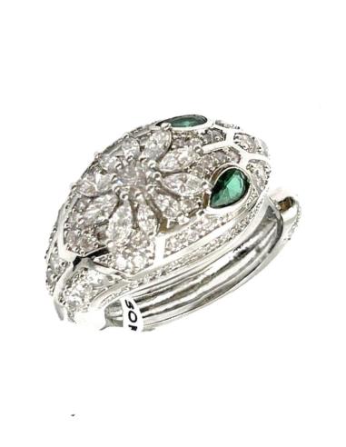 ANILLOS PLATEADOS SORTIJA MUJER DE SERPIENTE