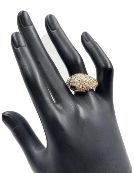 ANILLOS DORADOS SORTIJA MUJER DE SERPIENTE